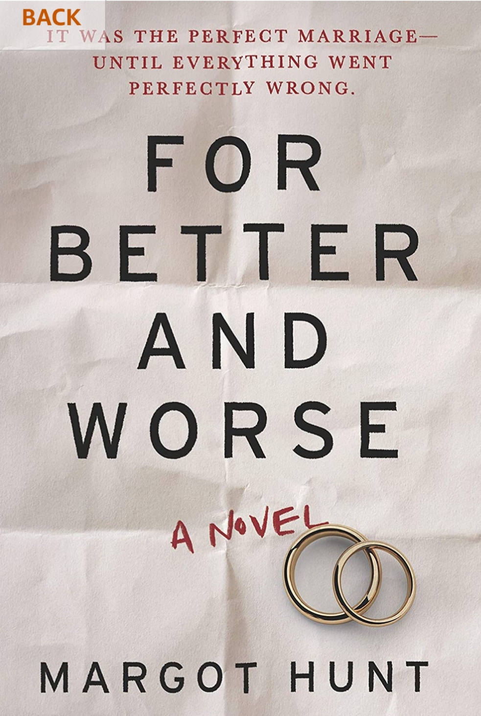 For Better and Worse- Margot Hunt #BookReview
